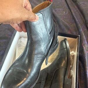 Polo by Ralph Lauren Dark Gray Leather Boots